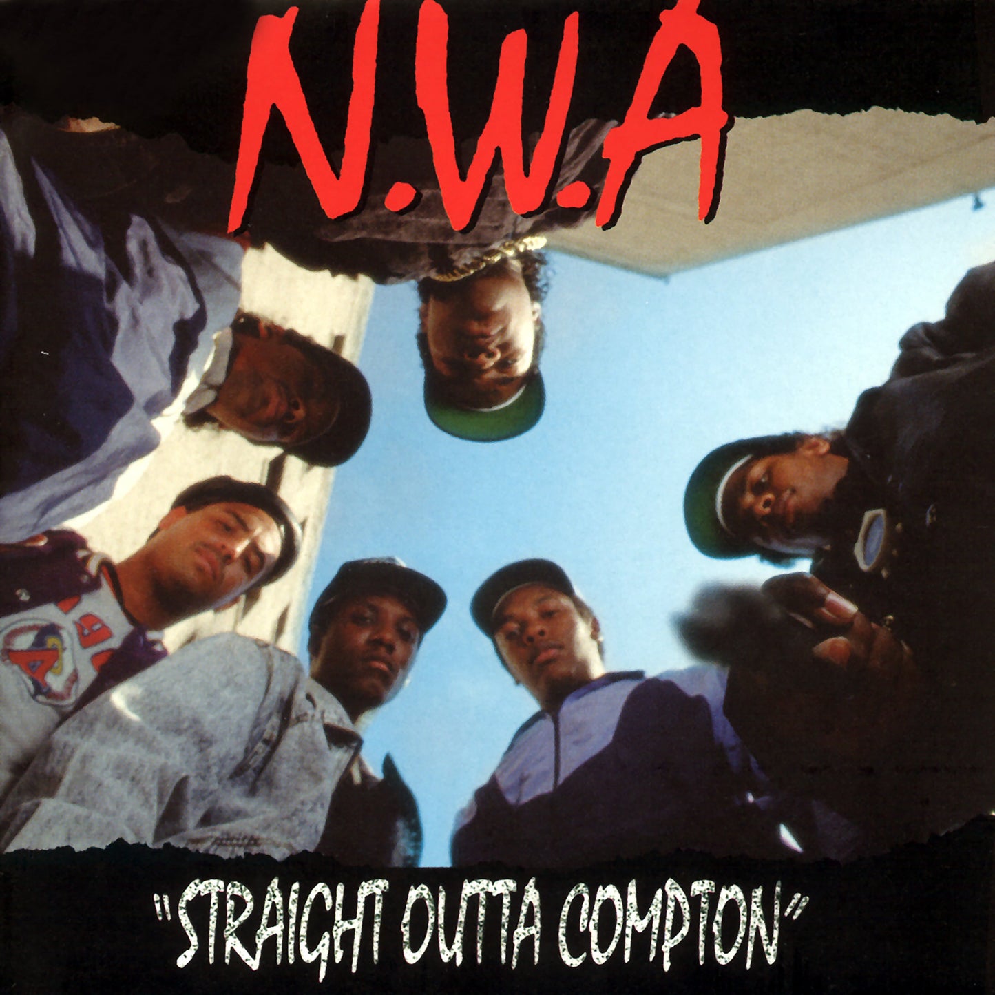 N.W.A. Straight Outta Compton - Vinyl Album & Record Storage Display Stand
