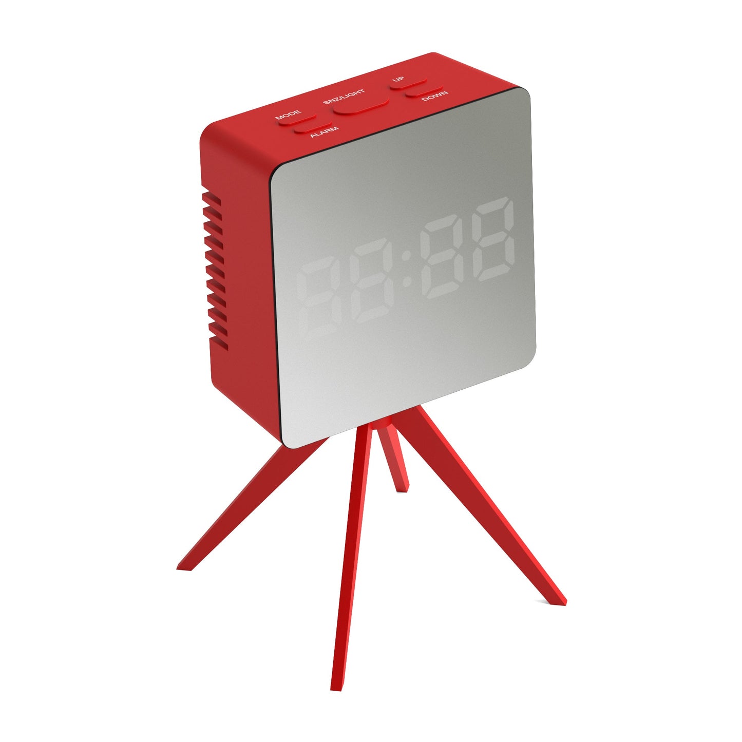Space Hotel Droid Led Alarm Clock Red