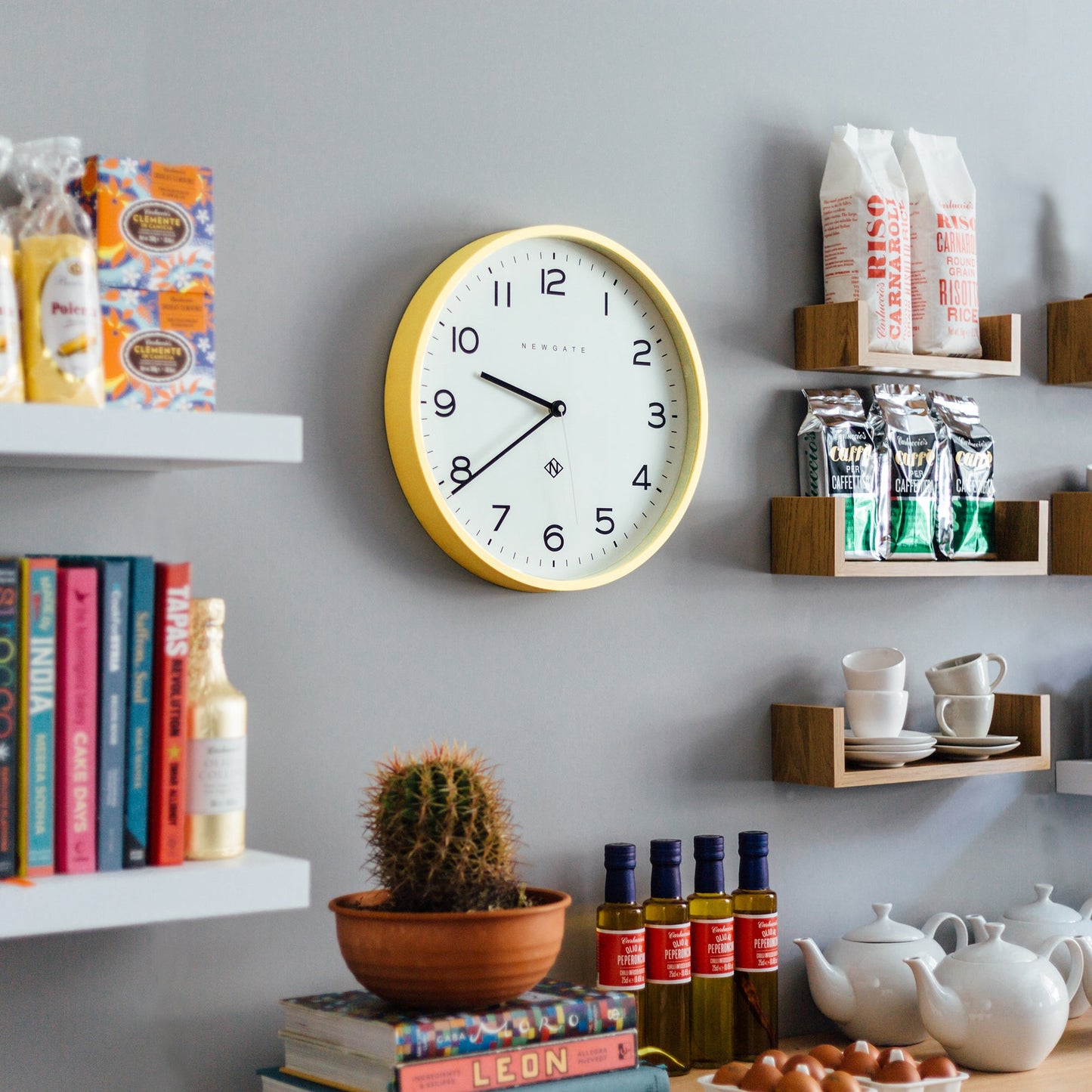 Number Three Echo Clock Silicone Yellow