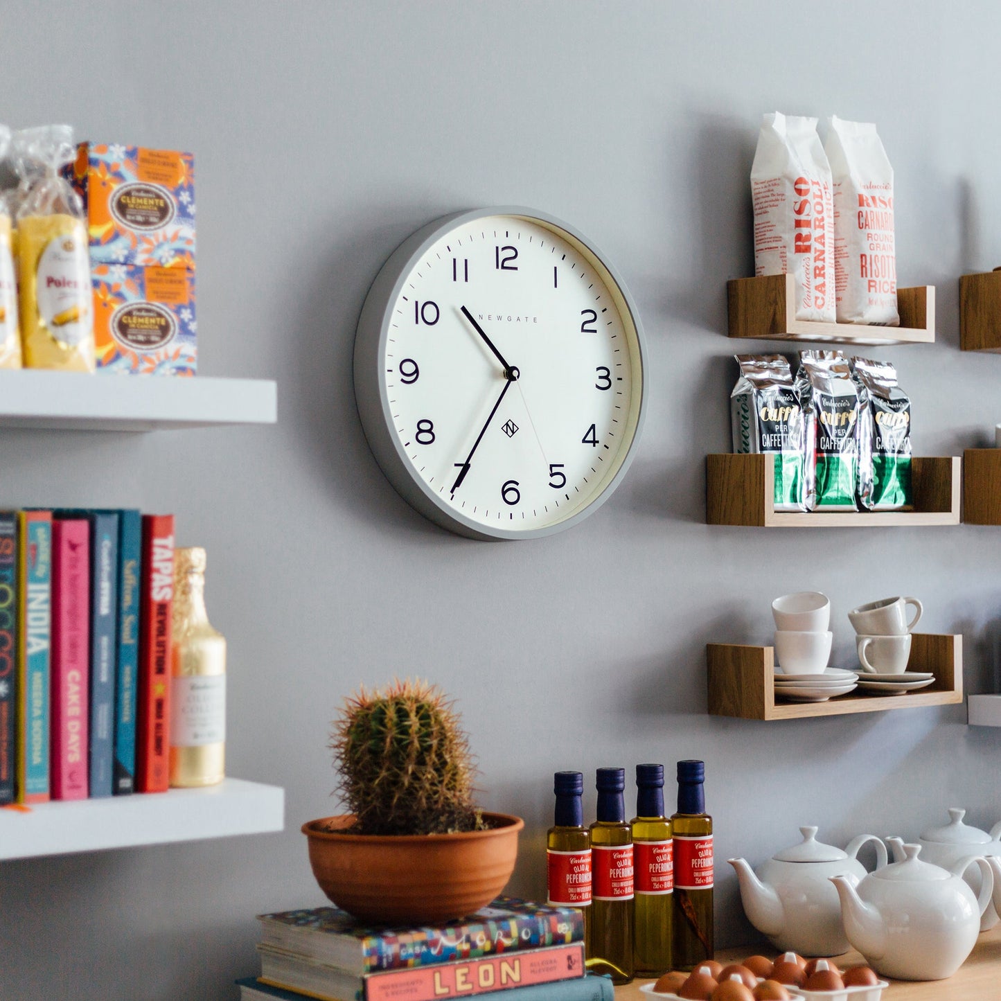 Number Three Echo Clock Silicone Grey