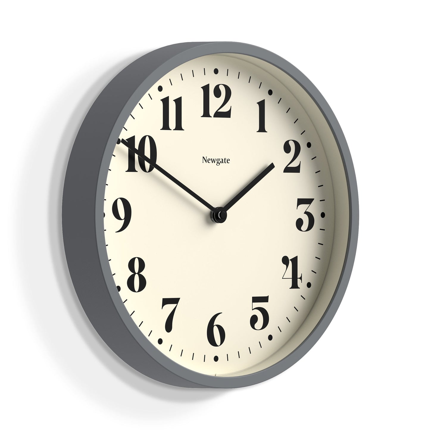 Number Four Wall Clock Matte French Navy