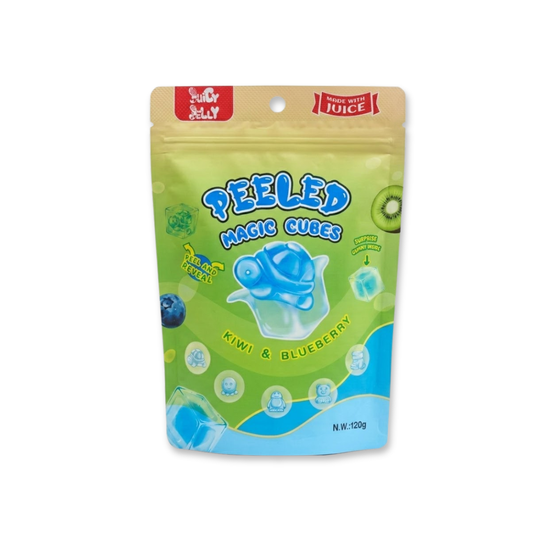 Peeled Magic Cubes Kiwi & Blueberry 120g