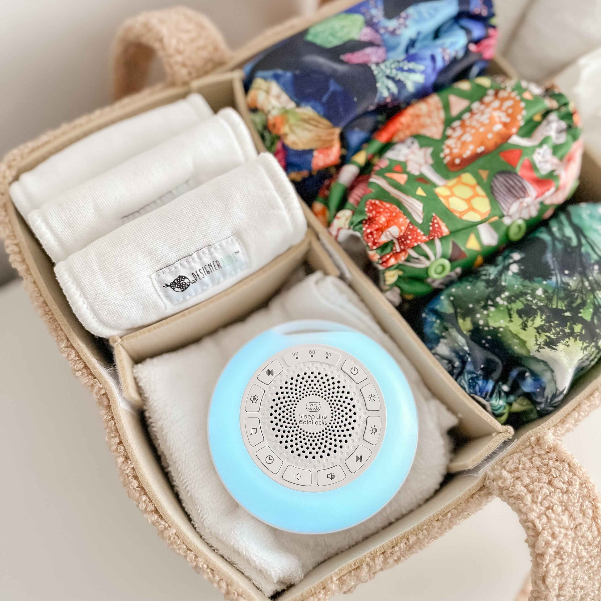 Sound Sleeper Portable White Noise and Night Light