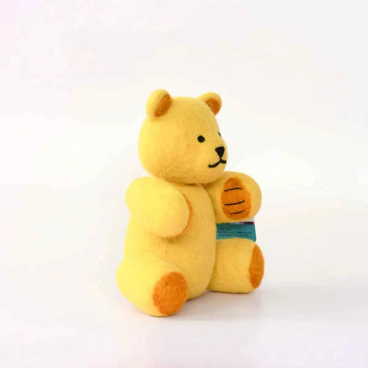 Tara Treasures Felt Big Ted 20cm Play School Pretend & Imaginative Play Toys 3yrs+