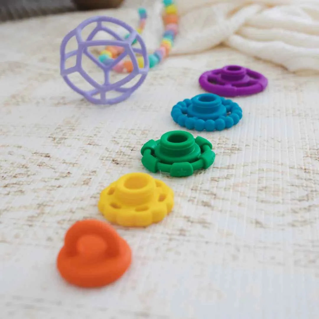Jellystone Rainbow Stacker Teether 1pc 2 designs Baby Toys Baby Gifts Idea Best Seller 0m+