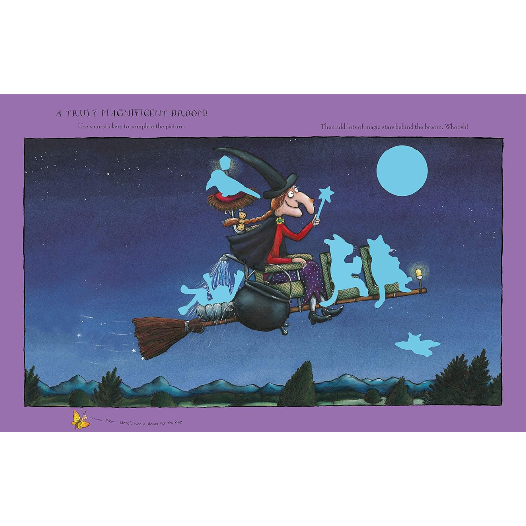 Room on the Broom Sticker Activity Book with 400 Stickers (Paperback) by Julia Donaldson Travel Toys The Classic Children's Book