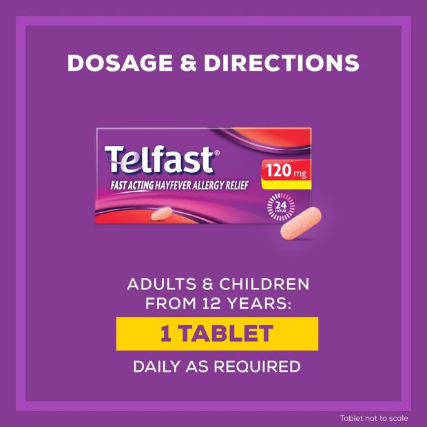 10 Pack Telfast 120mg Tablets