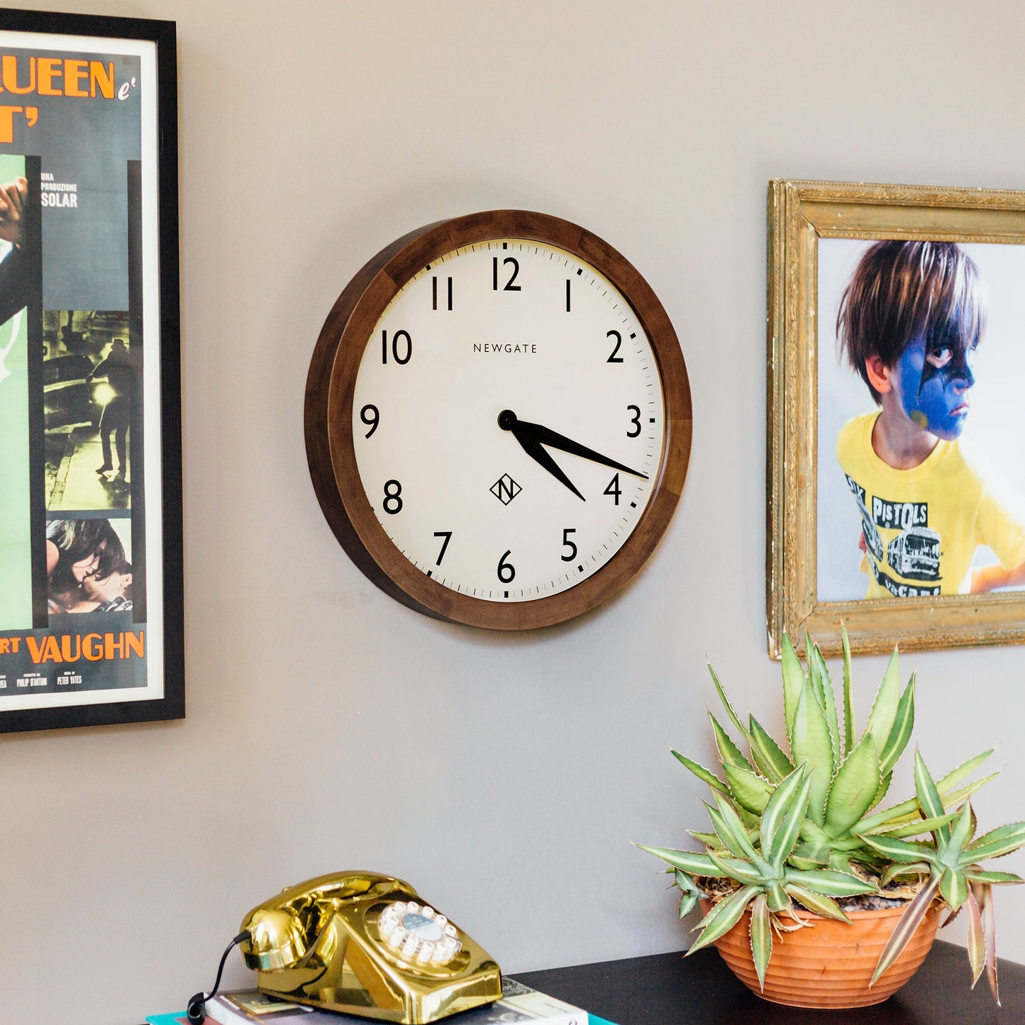 Wimbledon Clock Solid Wood