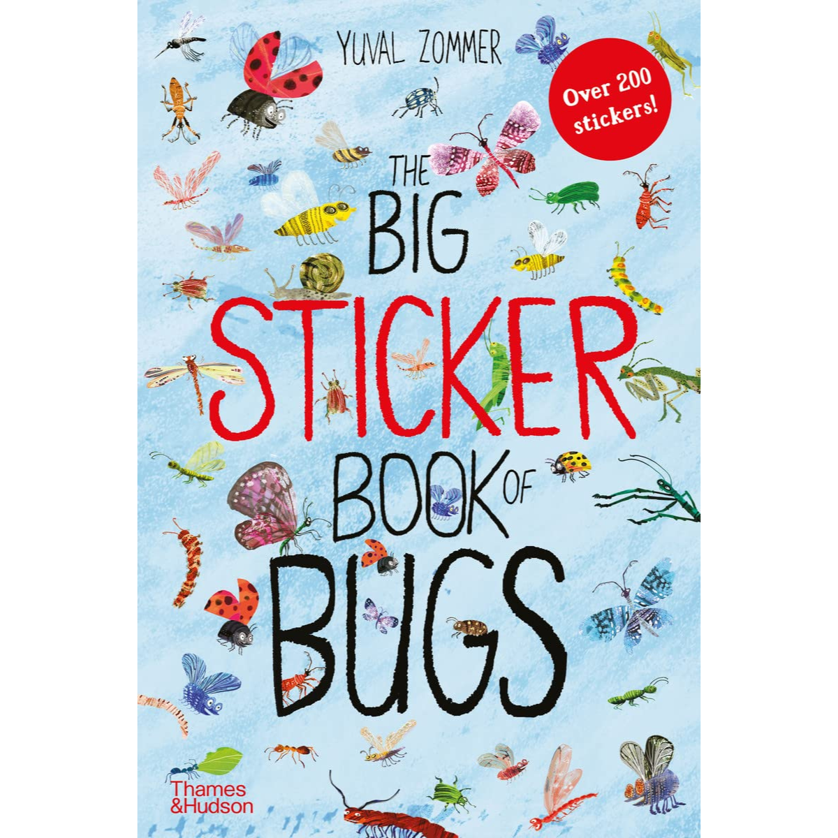 The Big Sticker Book Of Bugs (Paperback) by Yuval Zommer: Nature Activity Kids Book Art and craft for kids