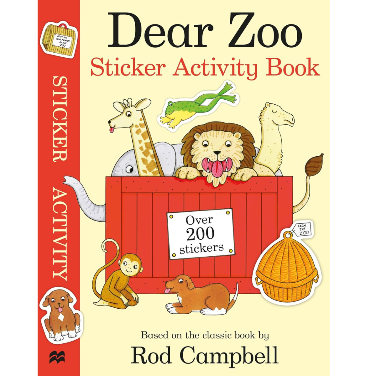 Dear Zoo Sticker Activity Interactive Kids Book (Paperback) by Rod Campbell Art and Craft2yrs+
