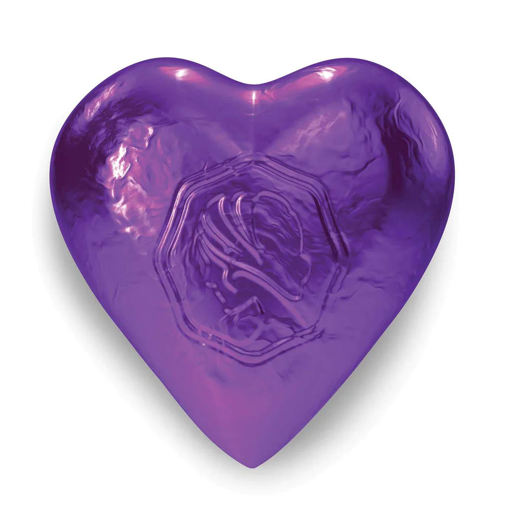 Milk Chocolate Pink Lady Hearts 8g (Purple) - 1kg