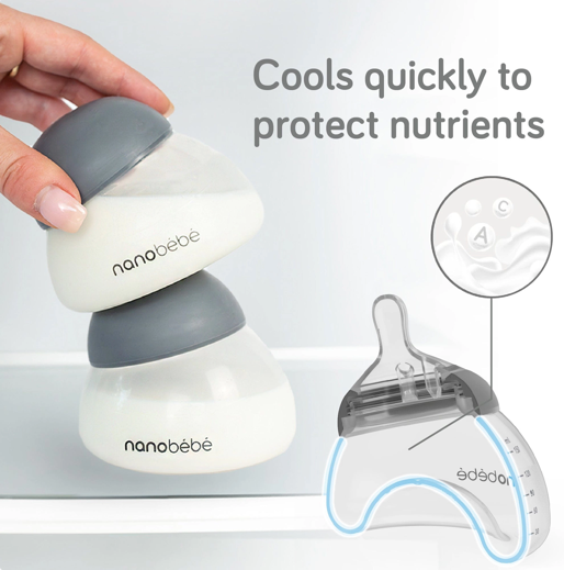 Nanobébé Breastmilk Bottle Gen 2 Teal 1-Pack - Myer