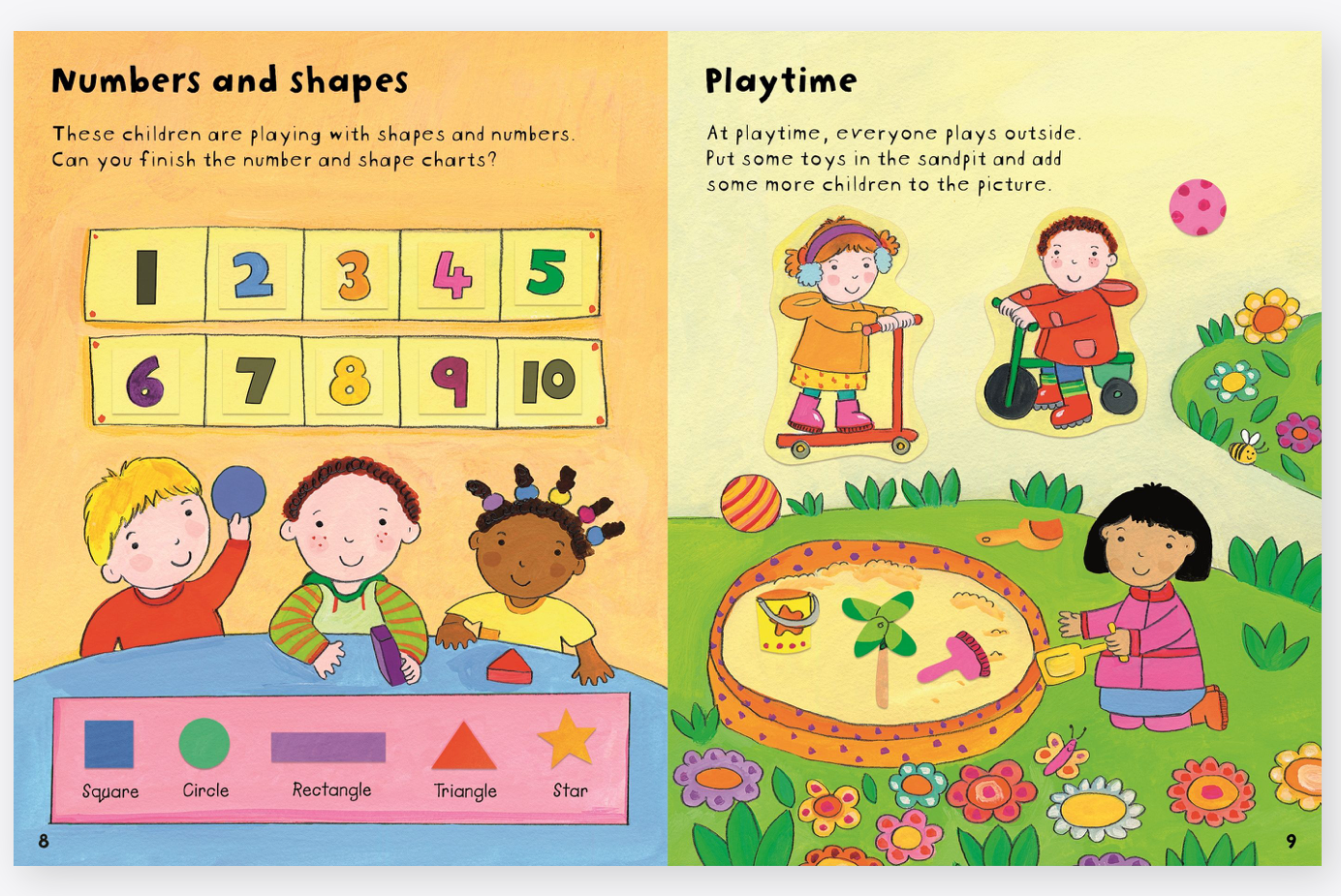 Starting School Sticker Book with over 100 Stickers (Paperback) by Felicity Brooks Activity Book