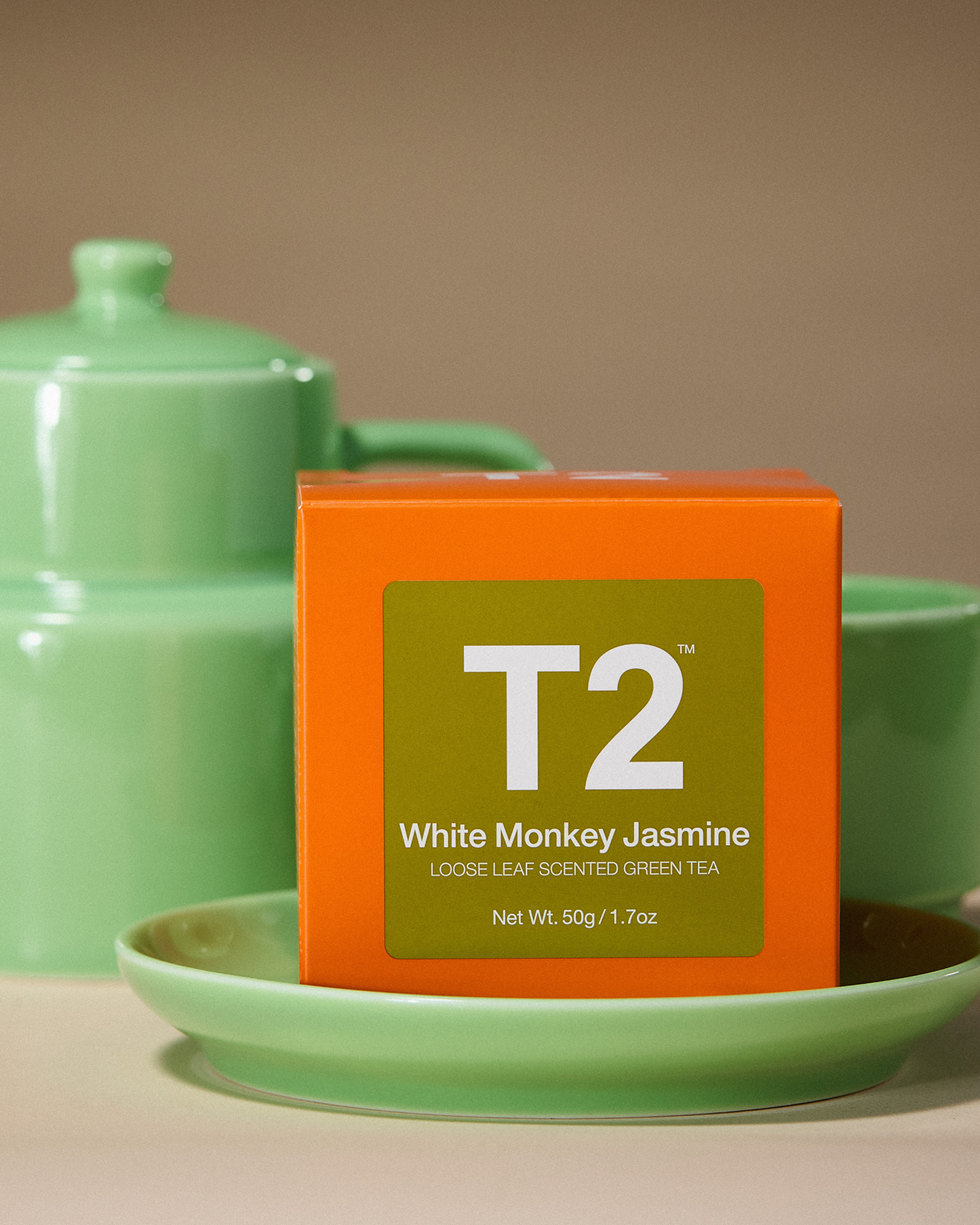 White Monkey Jasmine Loose Leaf Cube 50g
