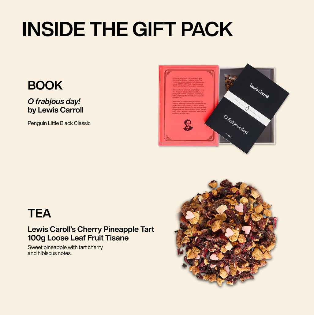 T2 x Penguin Books – Lewis Carroll’s Cherry Pineapple Tart Loose Leaf Tea Book 100g