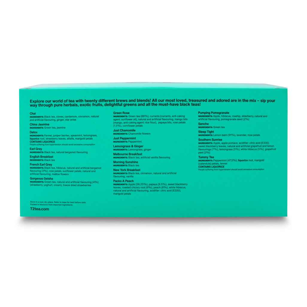 T2 Twenty Tea Bag Gift Pack