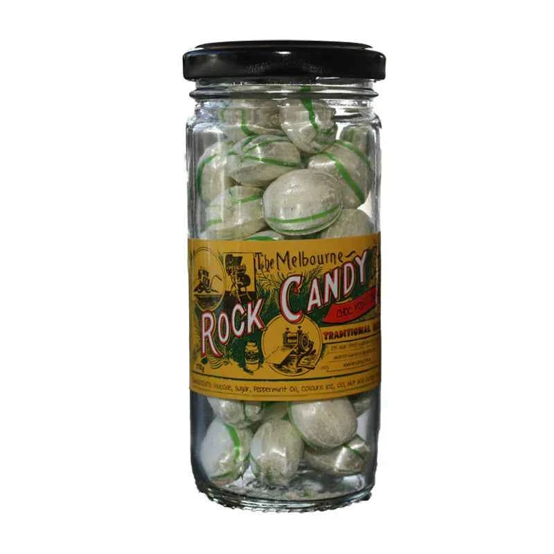 The Melbourne Rock Candy Company - Choc Mint Crunch 170g Jar