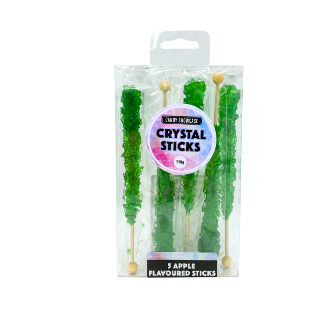Apple Crystal Candy Sticks - 5 piece