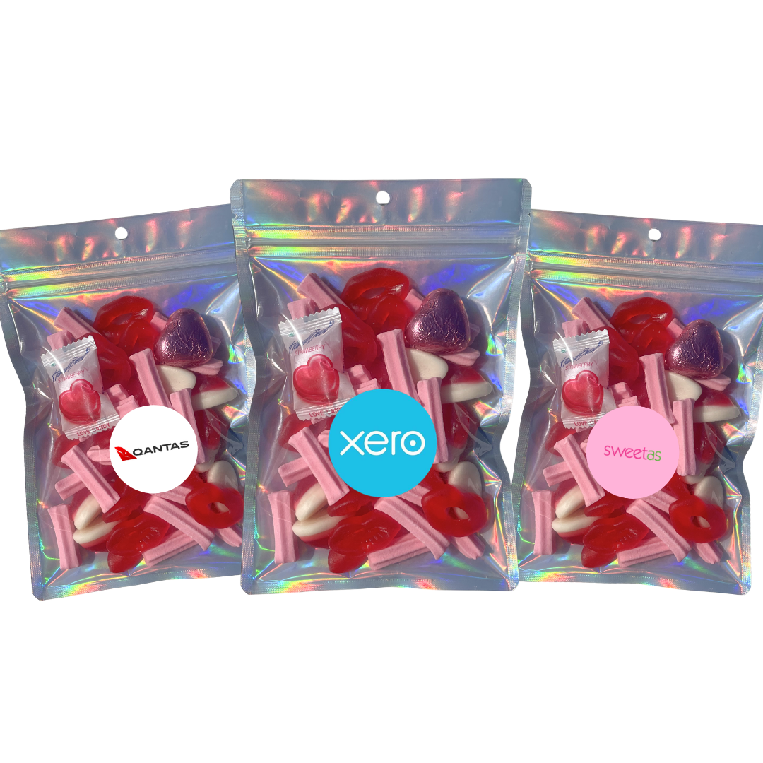 Personalised Large Lolly Bags (min 24)