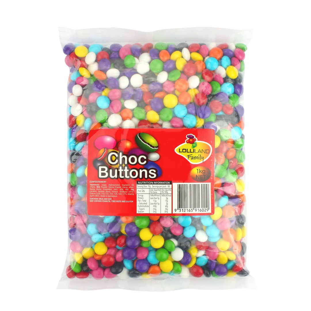 Mixed Chocolate Buttons 1kg