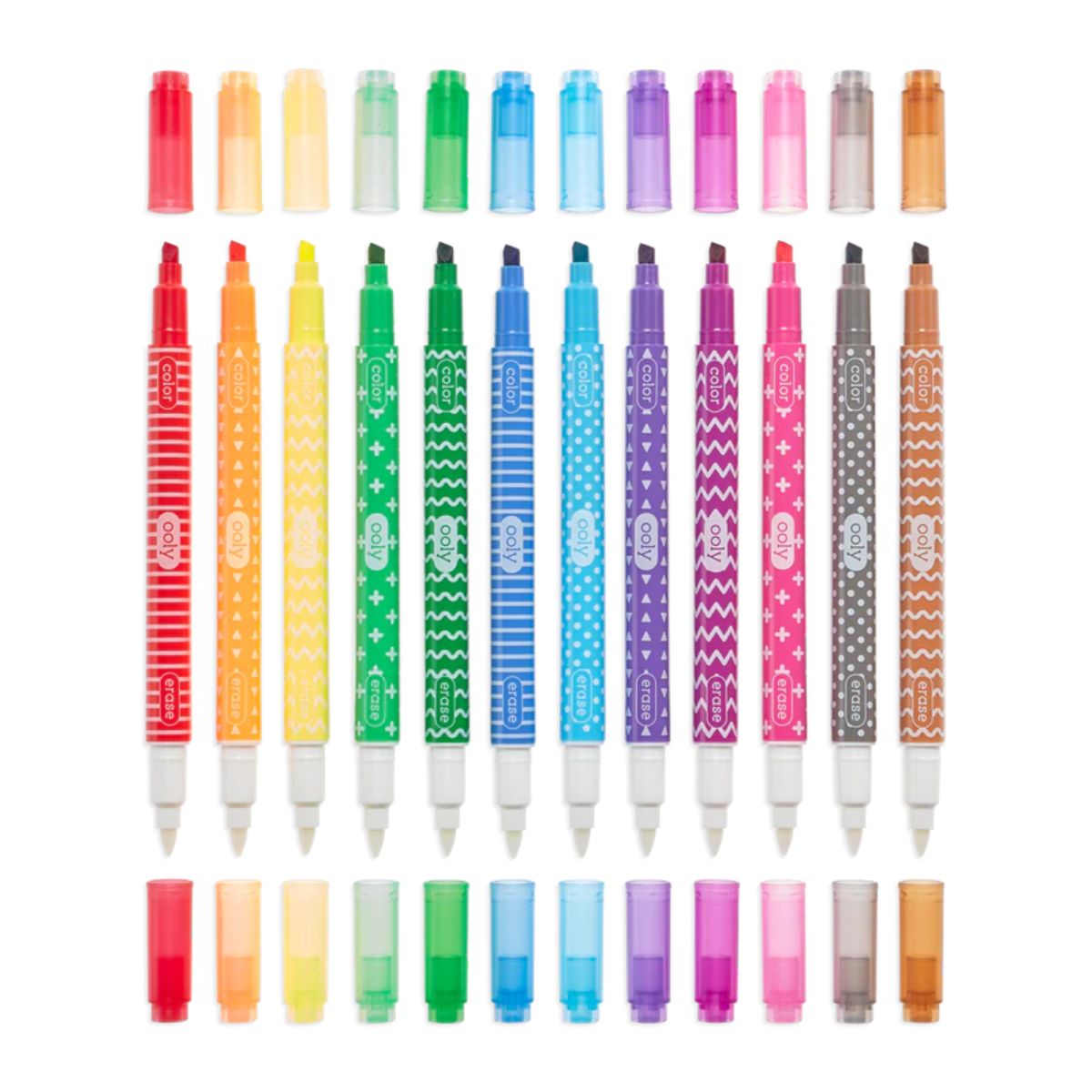 Ooly Erasable Markers Make No Mistake Set of 12 Stationary Art and craft for kids 3yrs+
