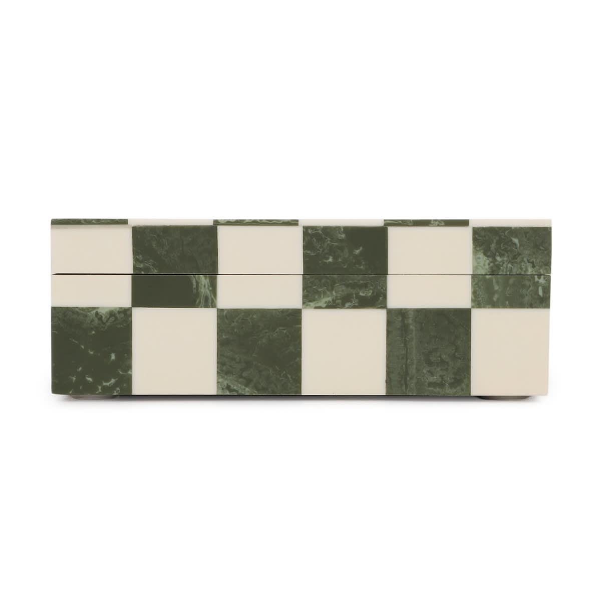 Green Check Decor Box