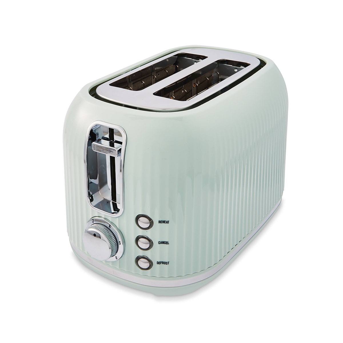 2 Slice Retro Toaster - Green