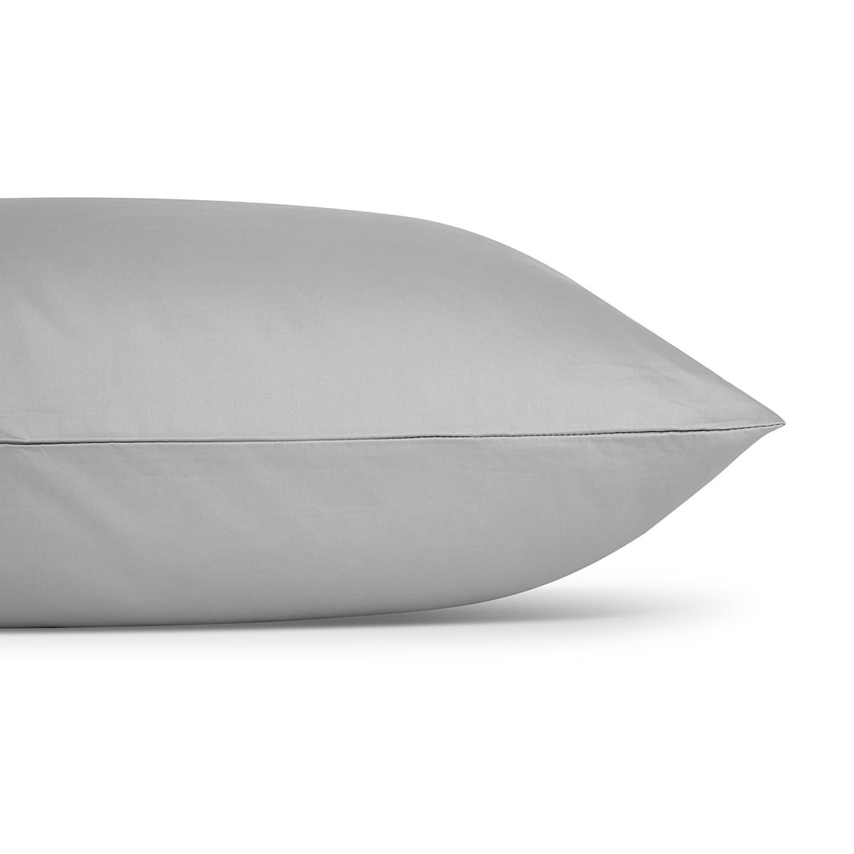 2 Pack 500 Thread Count Australian Grown Cotton Standard Pillowcases - Silver