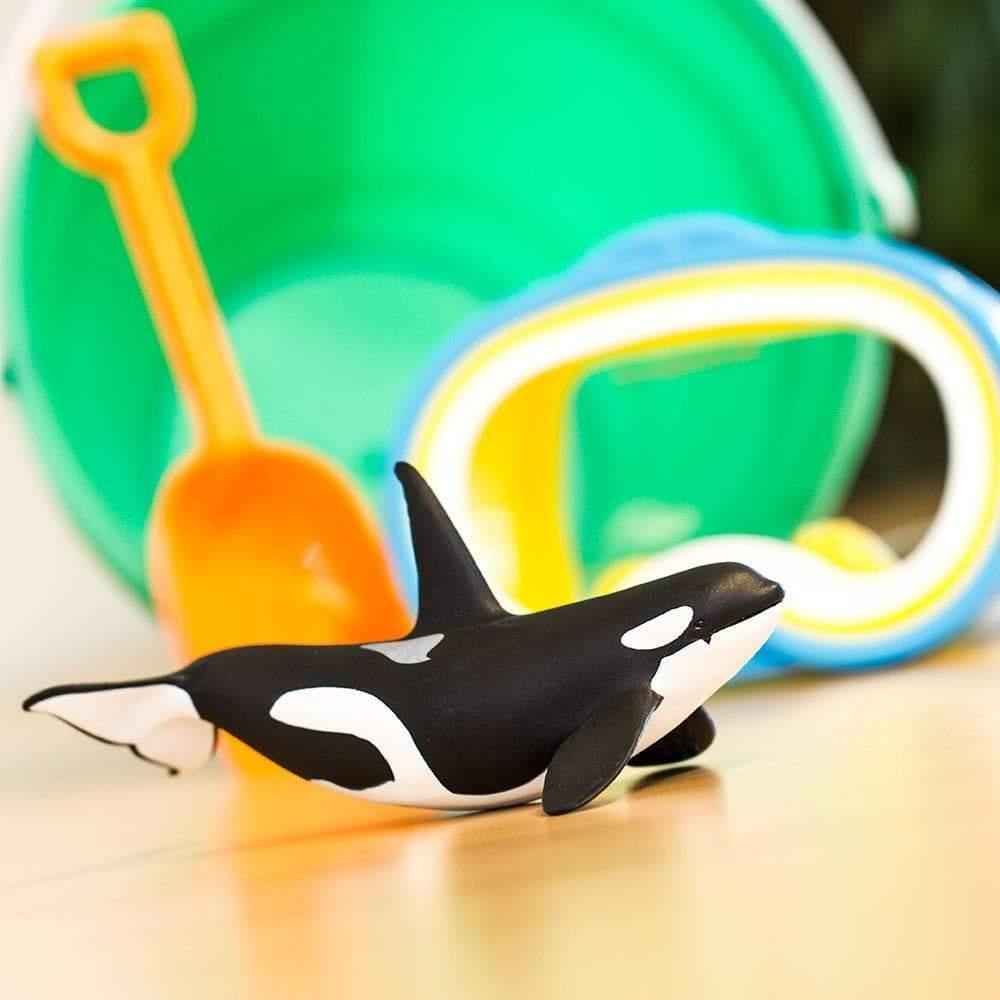 Orca Killer Whale Figurine by Safari Ltd Sea Life collection Animal Figurines 3yrs+