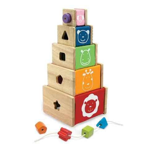 I'm Toy Montessori Activity Stackable Frames Practical Life Materials Motor Skills Developmental Toys for Toddlers Best Seller 18m+
