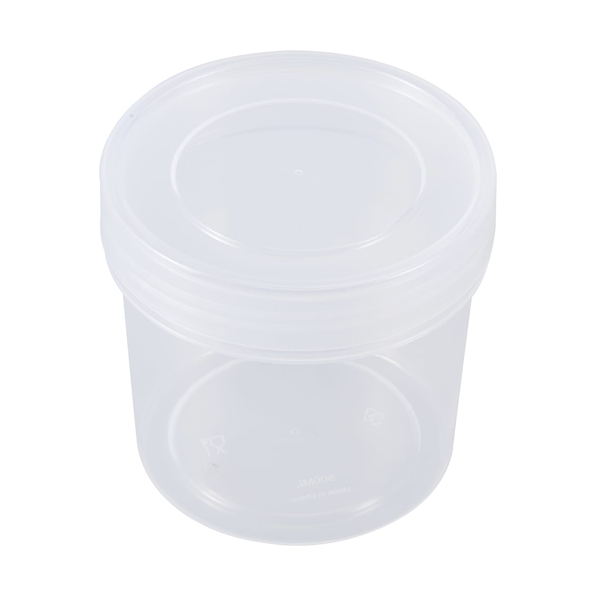 3 Pack 500ml Round Food Containers