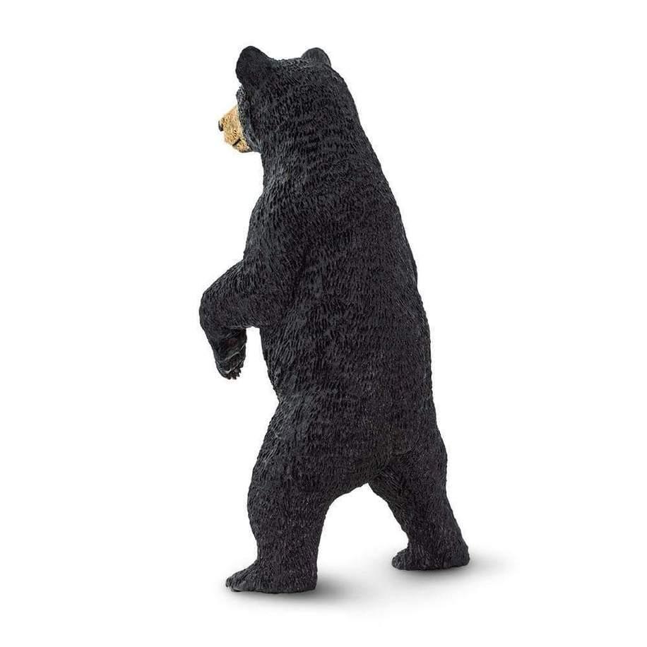 Standing Black Bear Figurine by Safari Ltd Woodland Collection Animal Figurines Clearance 3yrs+