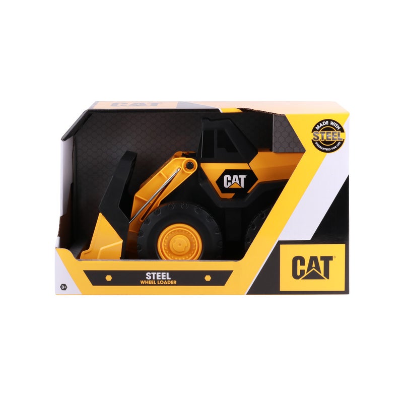 CAT Truck Toys XL Metal Sand Pit CATERPILLAR Steel Front Loader 40cm+ Toy Vehicles Best Seller 3yrs+