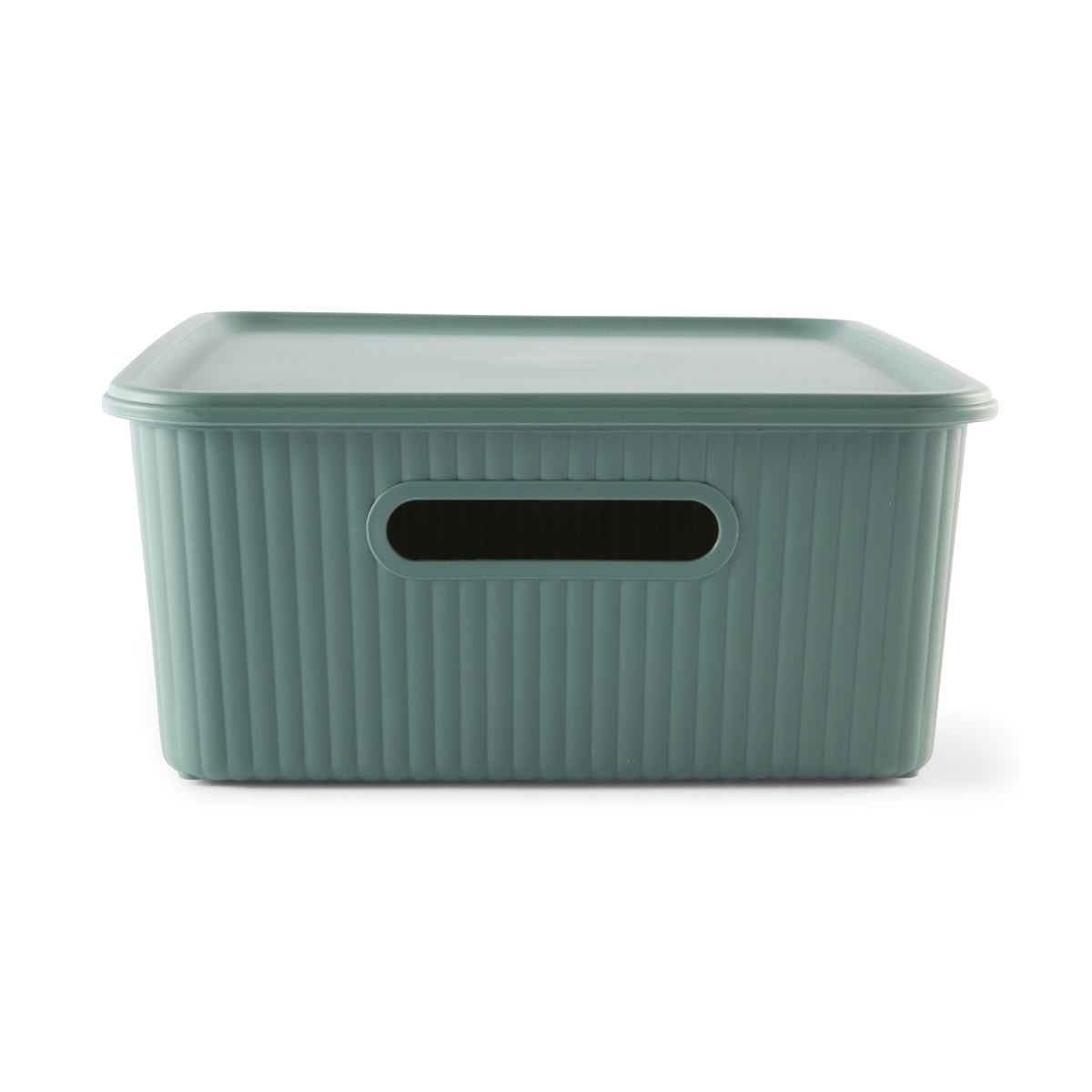 11L Ribbed Container - Green