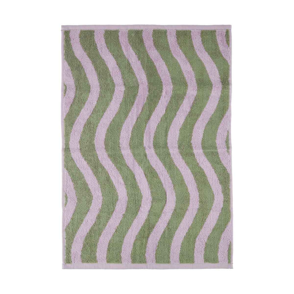 Lilac Wave Cotton Hand Towel