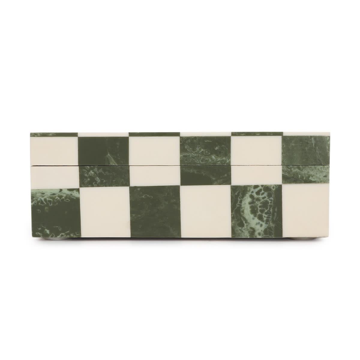 Green Check Decor Box