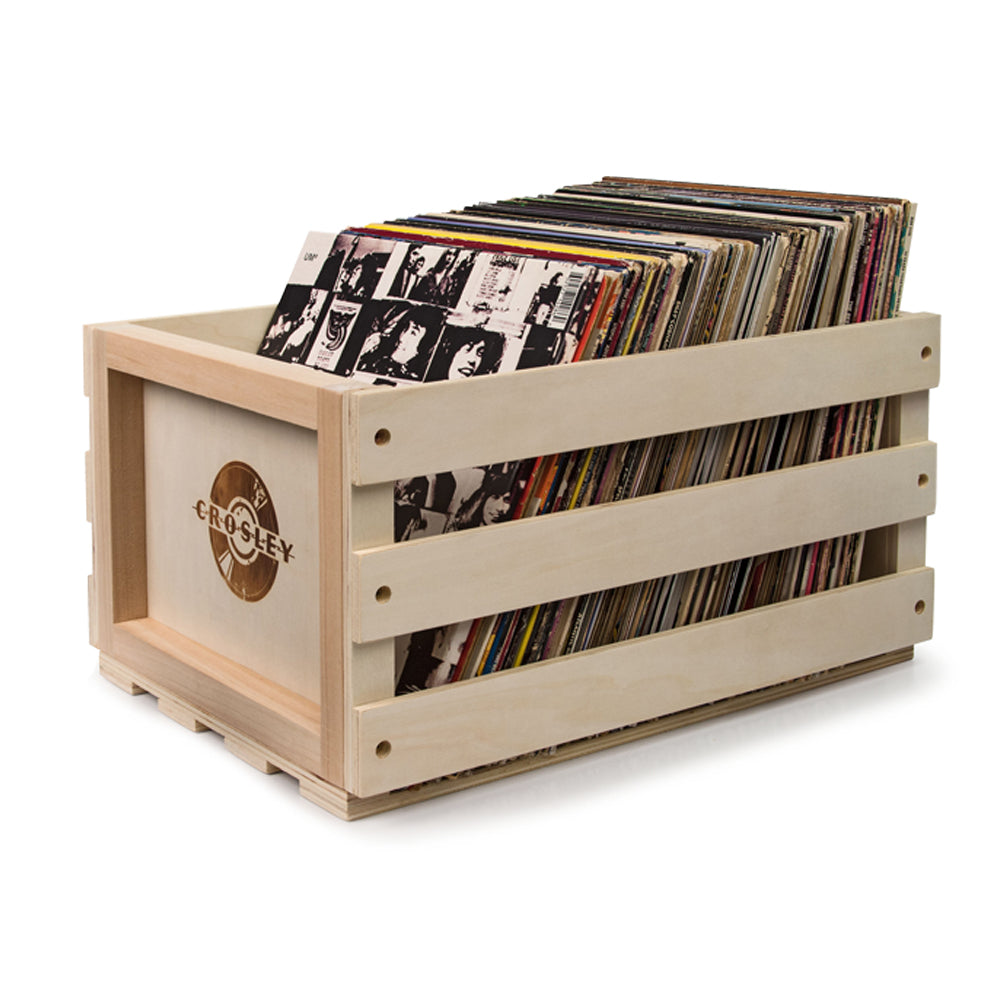 Voyager Black - Bluetooth Portable Turntable & Record Storage Crate