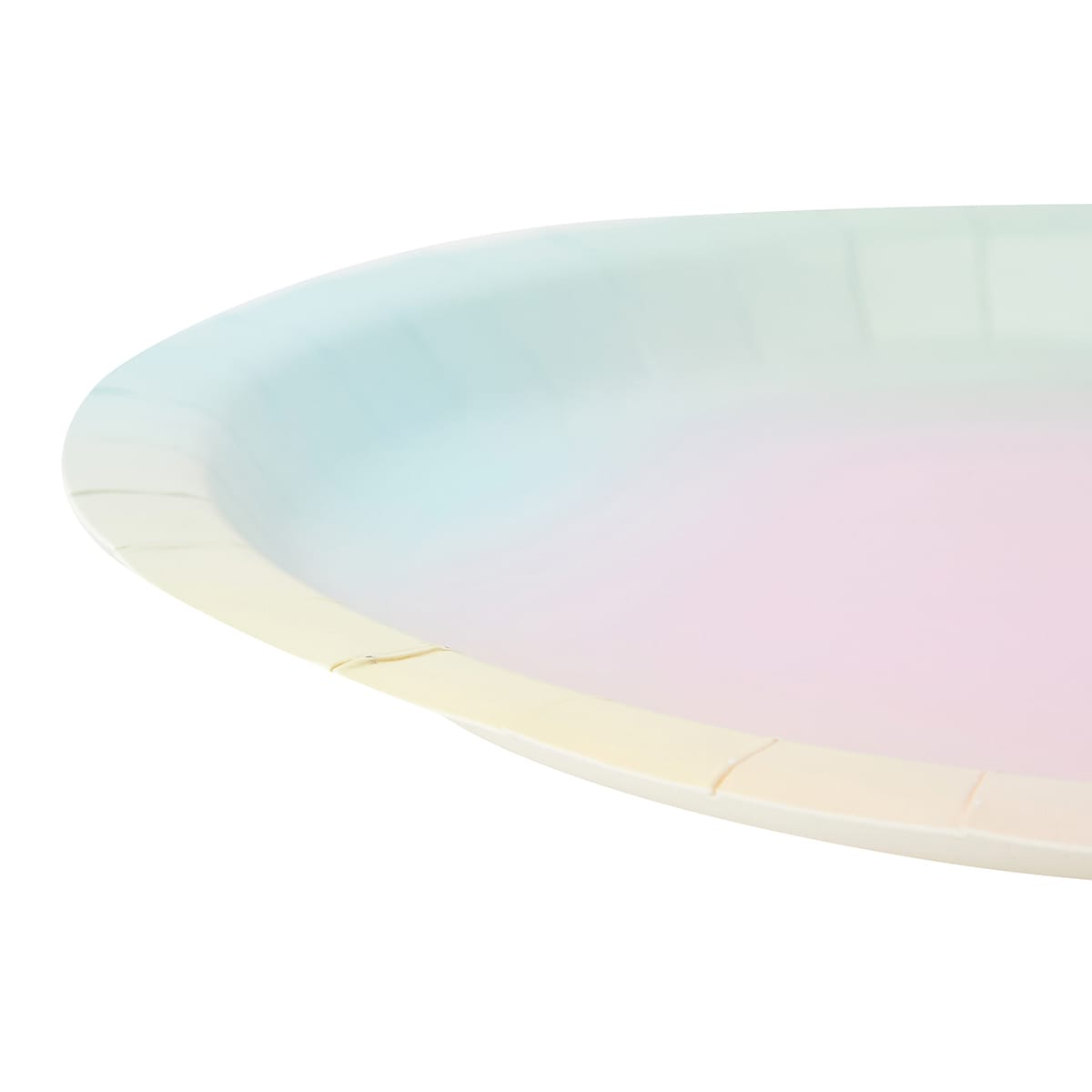 16 Pack Pastel Ombre Paper Plates