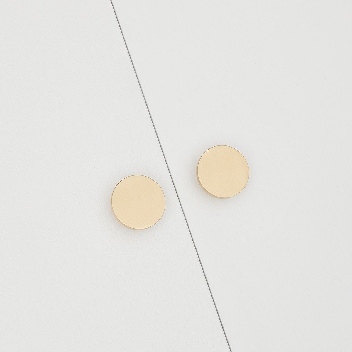 2 Pack Brushed Brass Handles