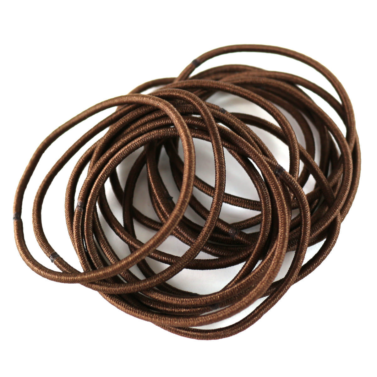 16 Pack Brown Snagless Elastics