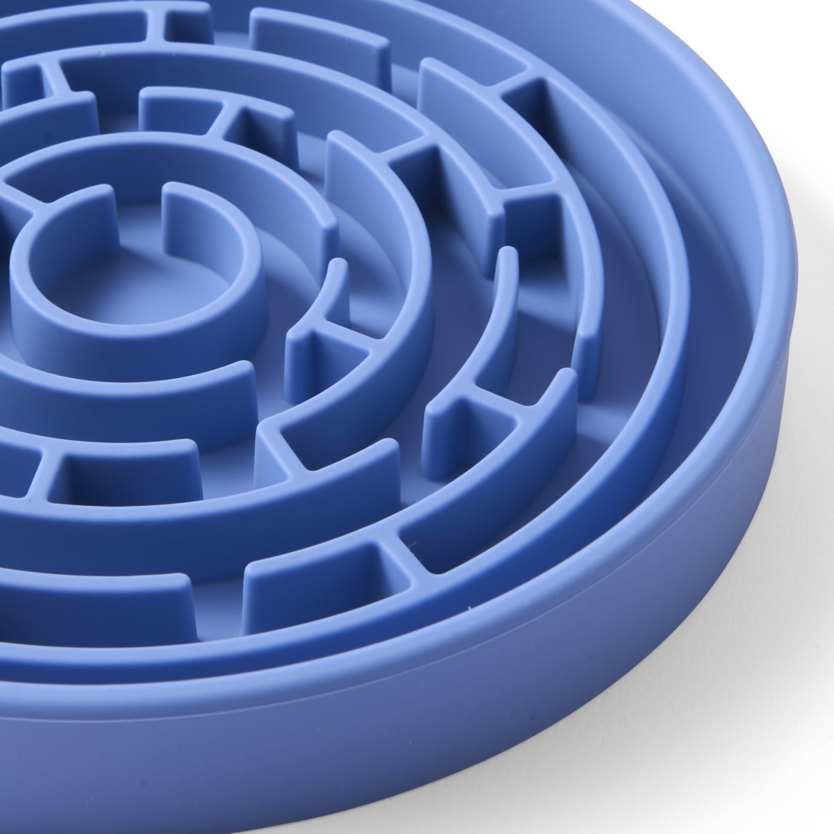 Pet Silicone Feeding Plate - Blue