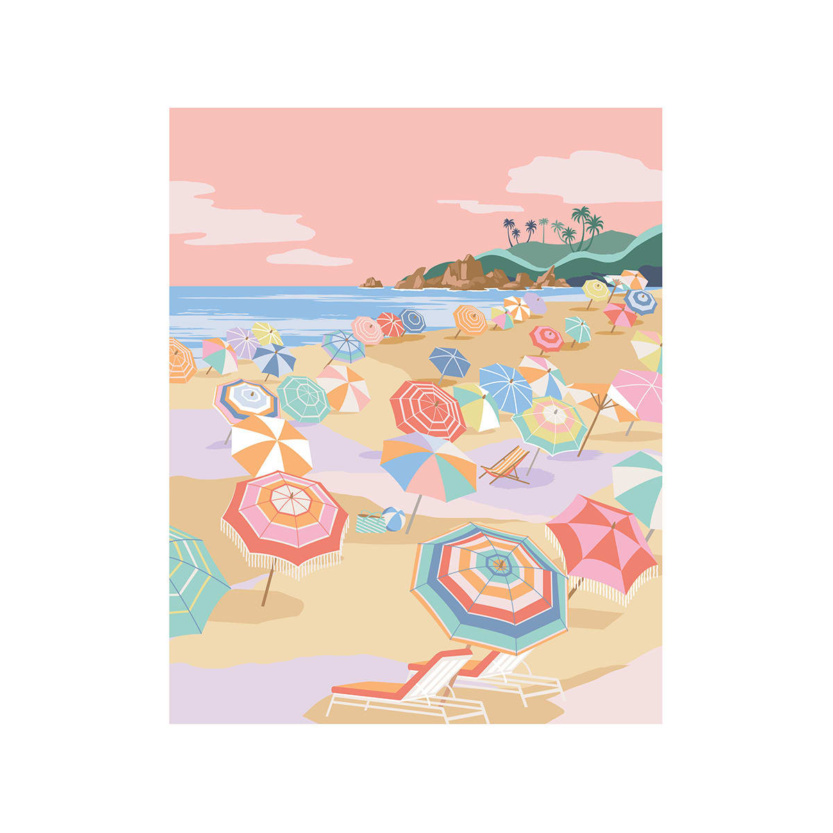 Paint By Numbers - Beach