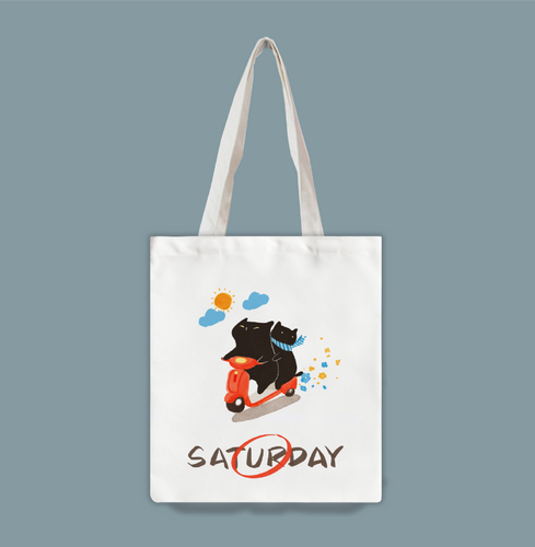 Mint My Desk Tote Bag