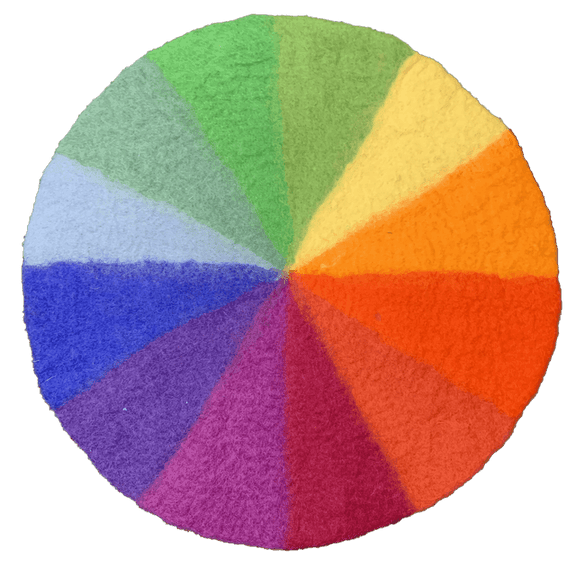 Papoose Felt Goethe Colour Play Mat Playscape 50cm Pretend & Imaginative Play Toys 3yrs+