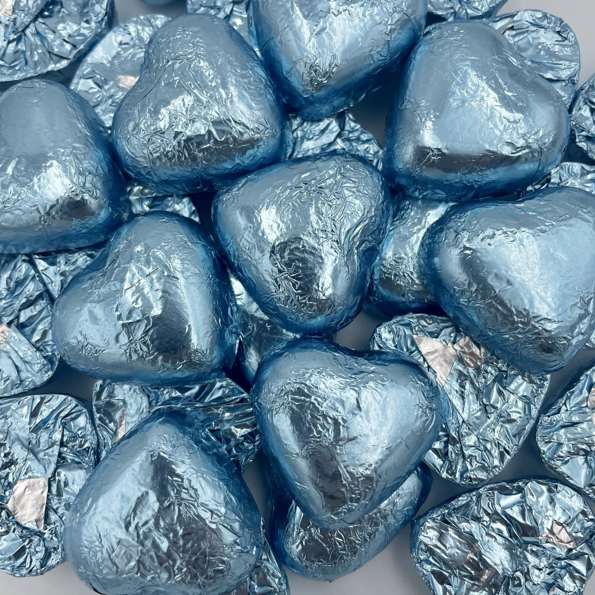 Milk Chocolate BLUE Love Hearts - 500g/ Italian
