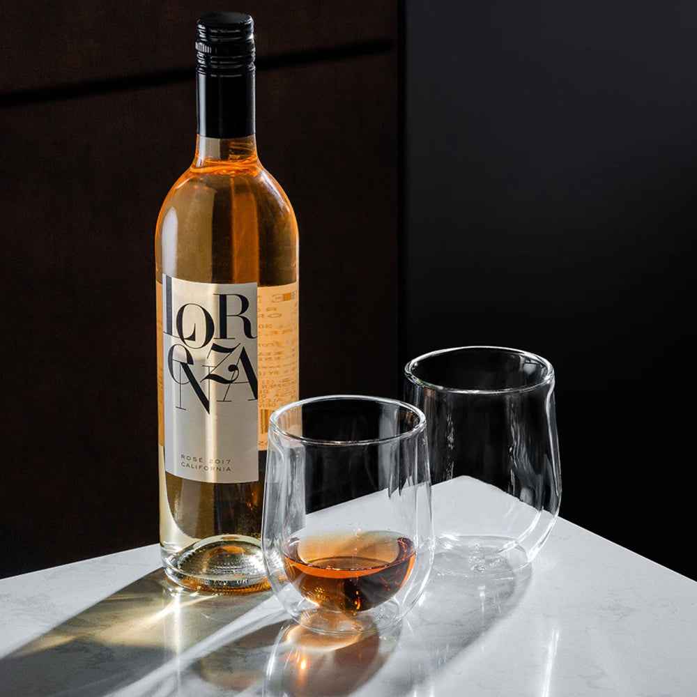 Corkcicle Glass Stemless - Double Pack - Clear