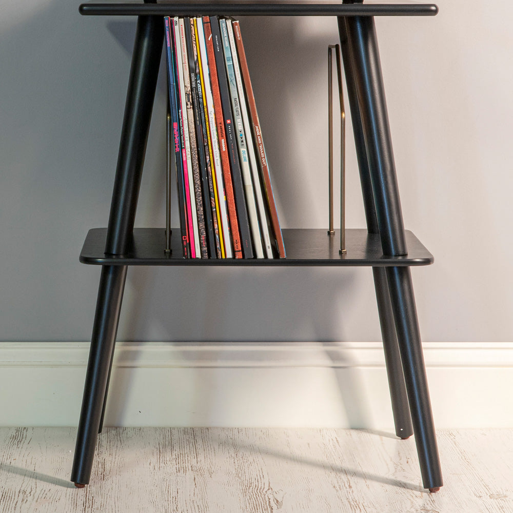 Cruiser Bluetooth Portable Turntable - Blush Pink + Entertainment Stand Bundle