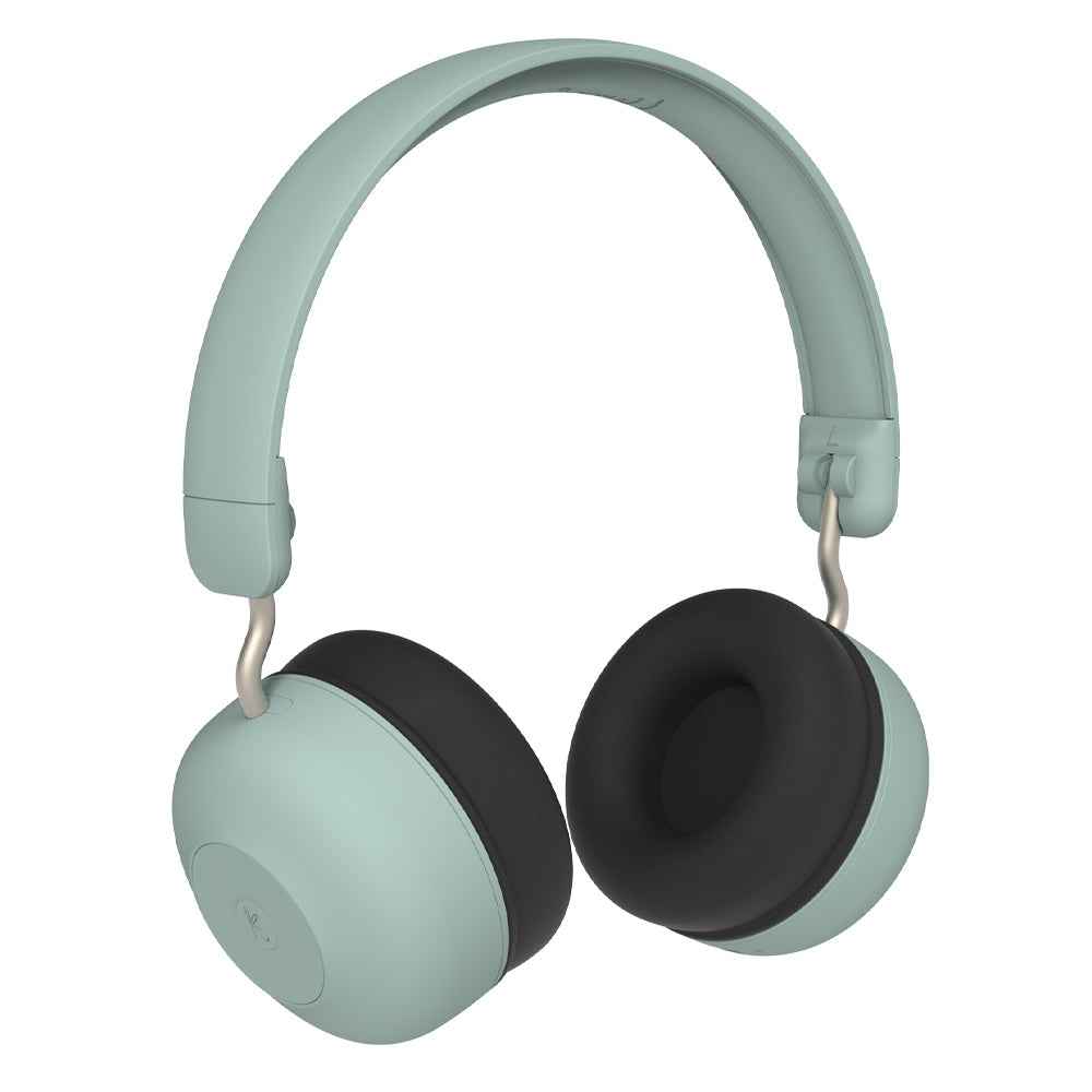 Kreafunk Kids Buzz Bluetooth Headphones W/ Anc - Dusty Green