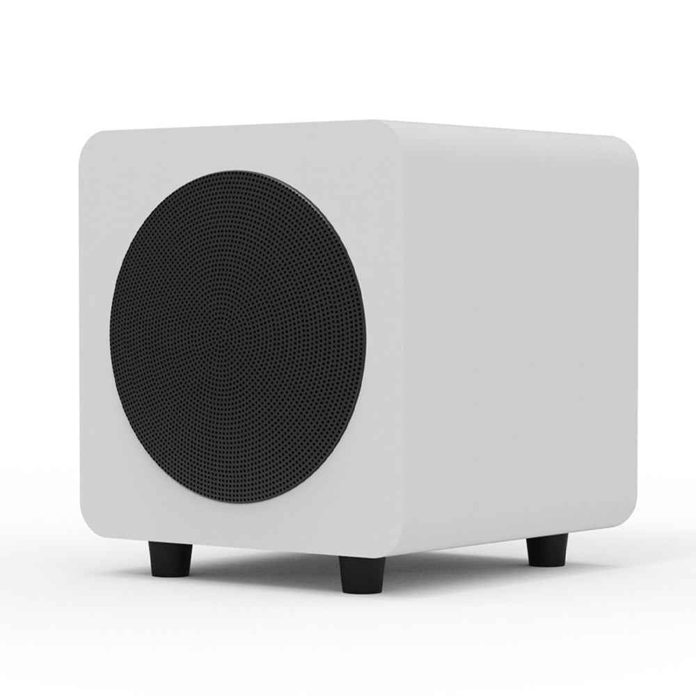 Kanto SUB6 200W 6" Sealed Powered Subwoofer, Matte White