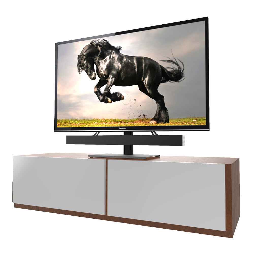 Kanto TTS100 Height Adjustable and Swivelling Tabletop TV Stand for 37" - 75" TVs